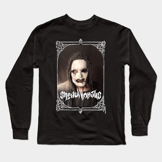 Johnny Depp The Crow Mask Long Sleeve T-Shirt by ShadowMasks